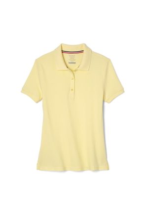 Short Sleeve Fitted Stretch Pique Polo (Feminine Fit)