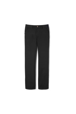 Girls’ Pull-On Straight Fit Stretch Twill Pant