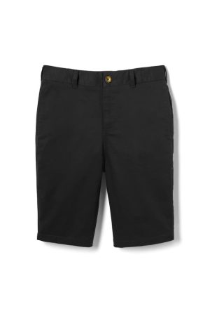 Boys’ Flat Front Stretch Twill Short